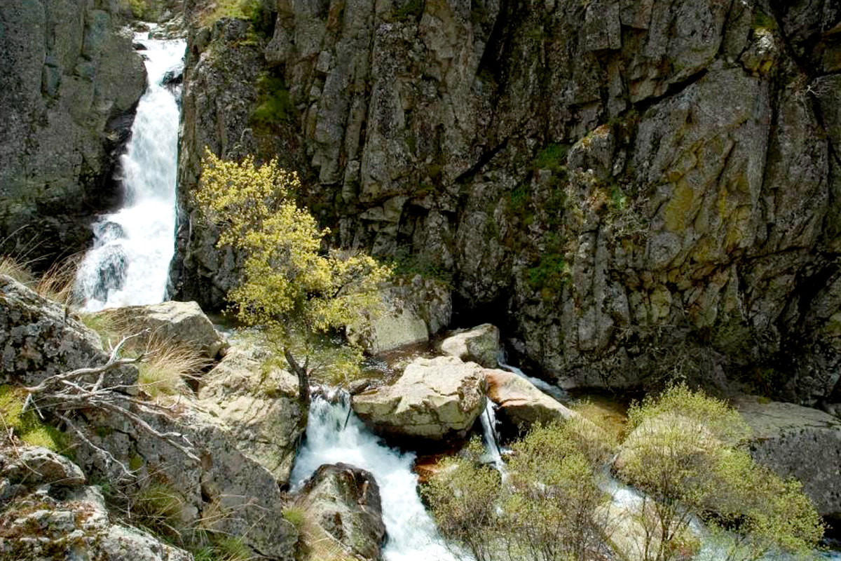 Cascadas del Purgatorio en Rascafría, Sierra de Guadarrama