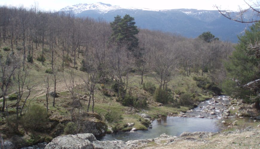 Macizo de Peñalara y el Arroyo del Aguilón en la Sierra de Guadarrama
