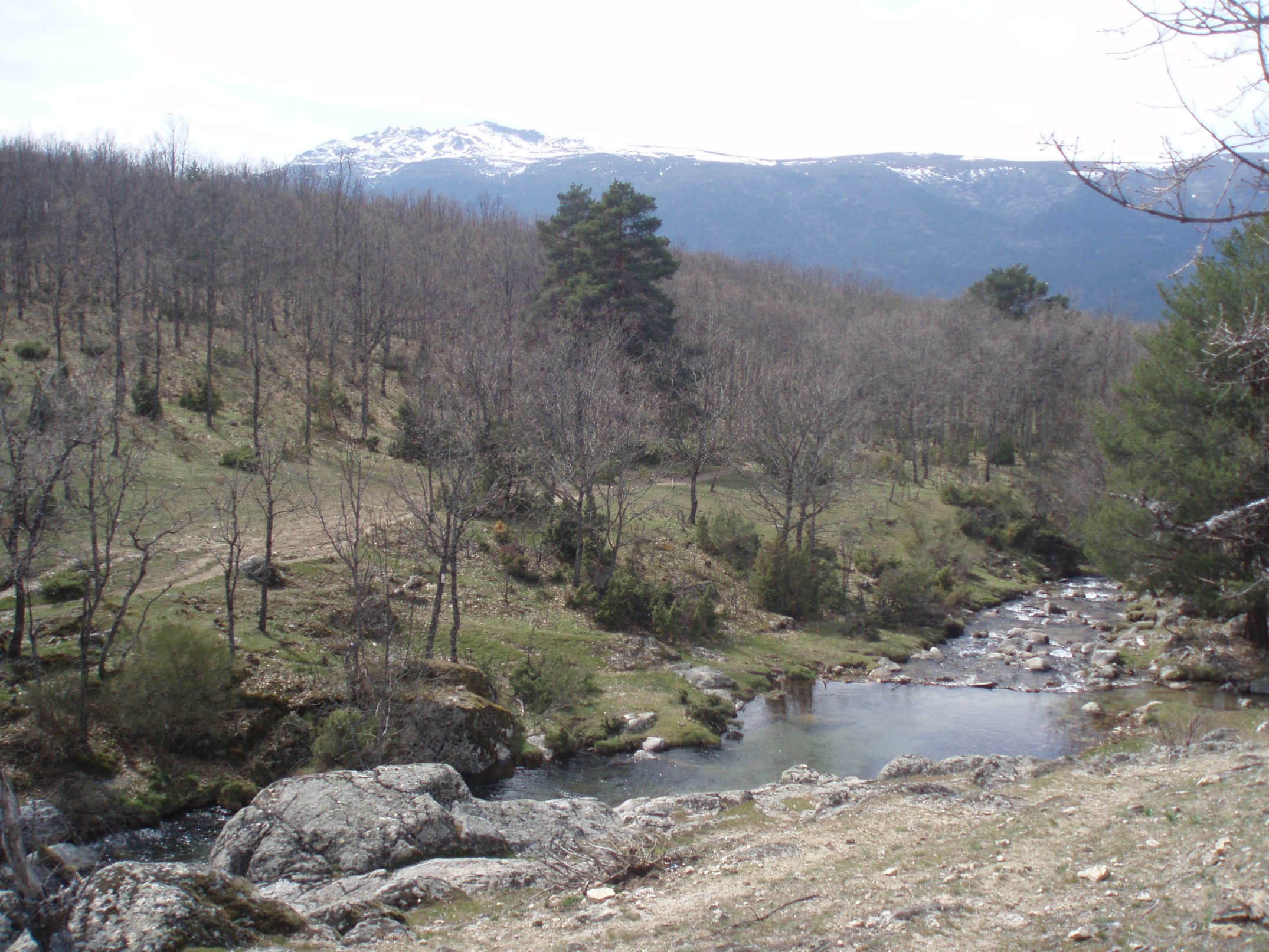 Macizo de Peñalara y el Arroyo del Aguilón en la Sierra de Guadarrama
