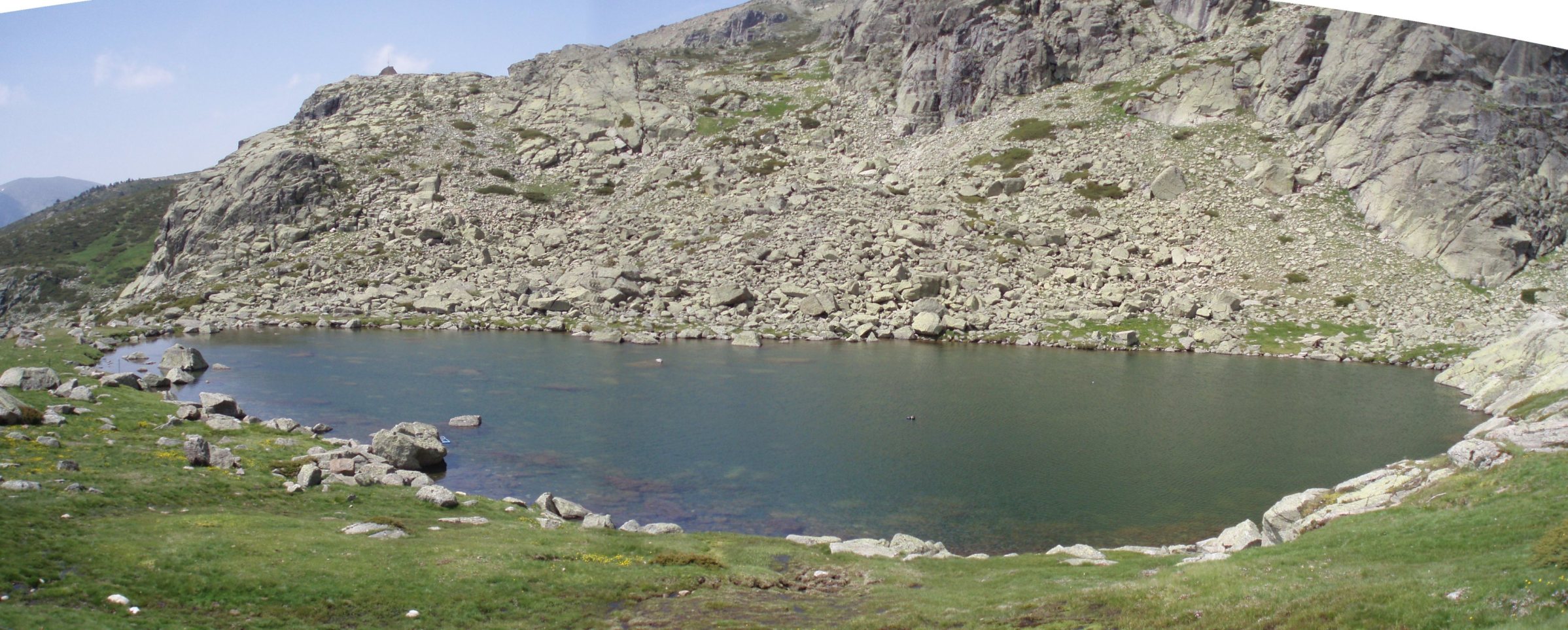 Laguna grande de Peñalara — panorama